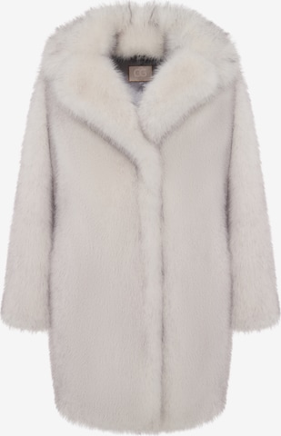 Manteau d’hiver CESARE GASPARI en gris : devant