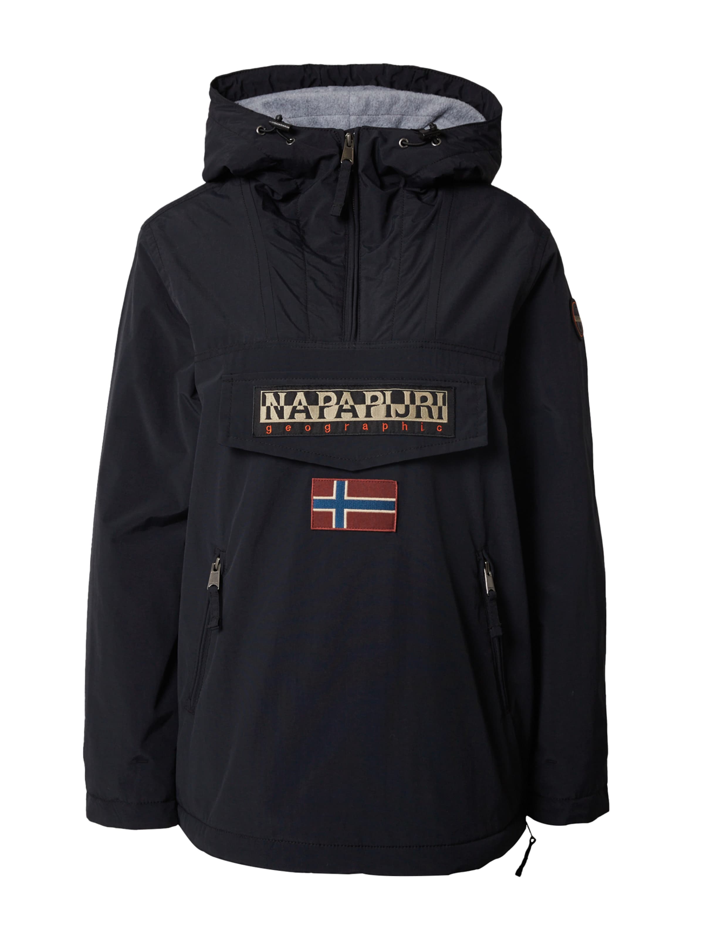 NAPAPIJRI Performance Jacket &#x27;Rainforest&#x27; in Black: front