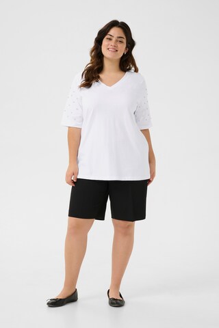KAFFE CURVE Shirt 'KCanya' in White