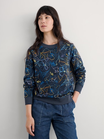Felpa 'Bright Wave' di Seasalt Cornwall in blu: frontale