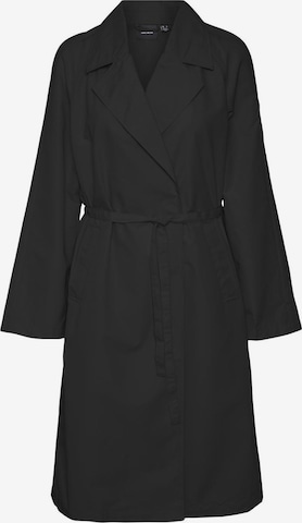 VERO MODA Between-Seasons Coat in Black: front