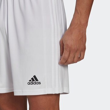 Regular Pantalon de sport 'Squadra 21' ADIDAS PERFORMANCE en blanc