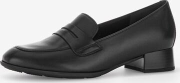 GABOR Classic Flats in Black: front