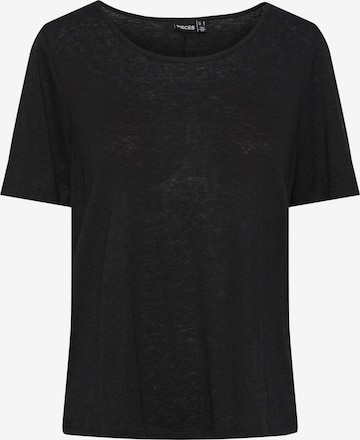 PIECES Shirt 'SYLVIE' in Black: front