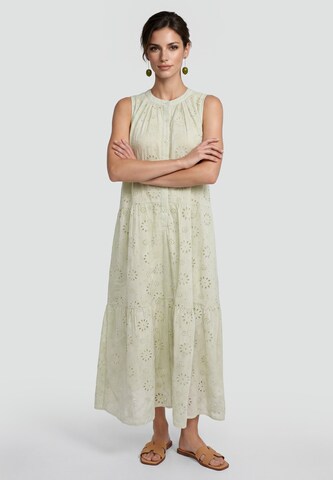 Robe 'Modern' Usha en vert