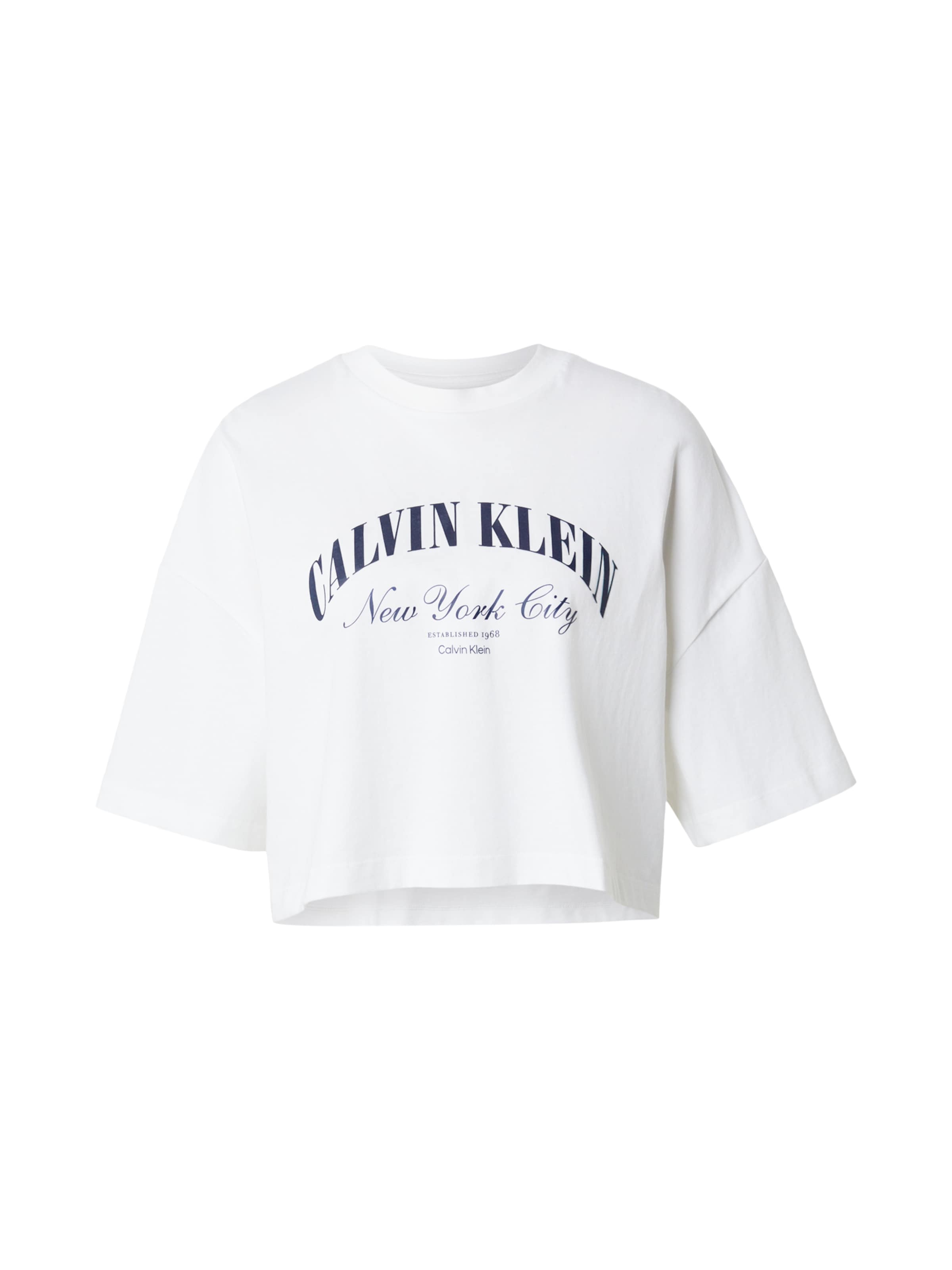 Calvin Klein Jeans - Camiseta 'HERITAGE' en blanco: frente