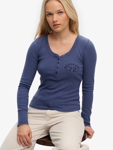 Superdry & Co Koszulka 'Athletic' w kolorze niebieski