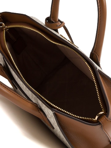 Borsa a mano 'Avril Small Top-Zip  Satchel' di Michael Kors in beige