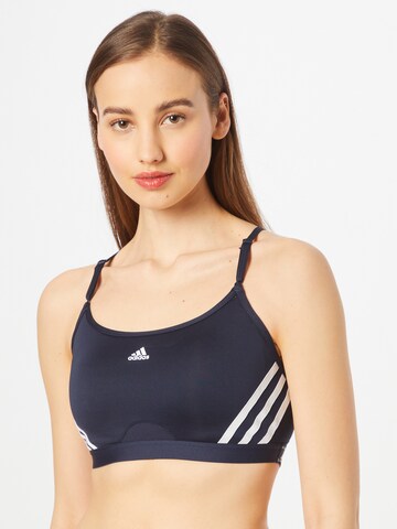 ADIDAS SPORTSWEAR Bralette Sports Bra in Blue: front