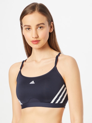 Bustier Soutien-gorge de sport ADIDAS SPORTSWEAR en bleu : devant