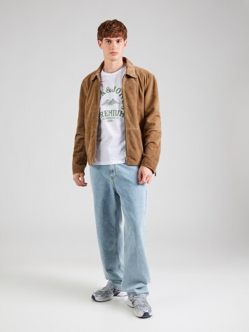 Jack & Jones Premium Μπλουζάκι 'JPRBLUROBAR' σε λευκό