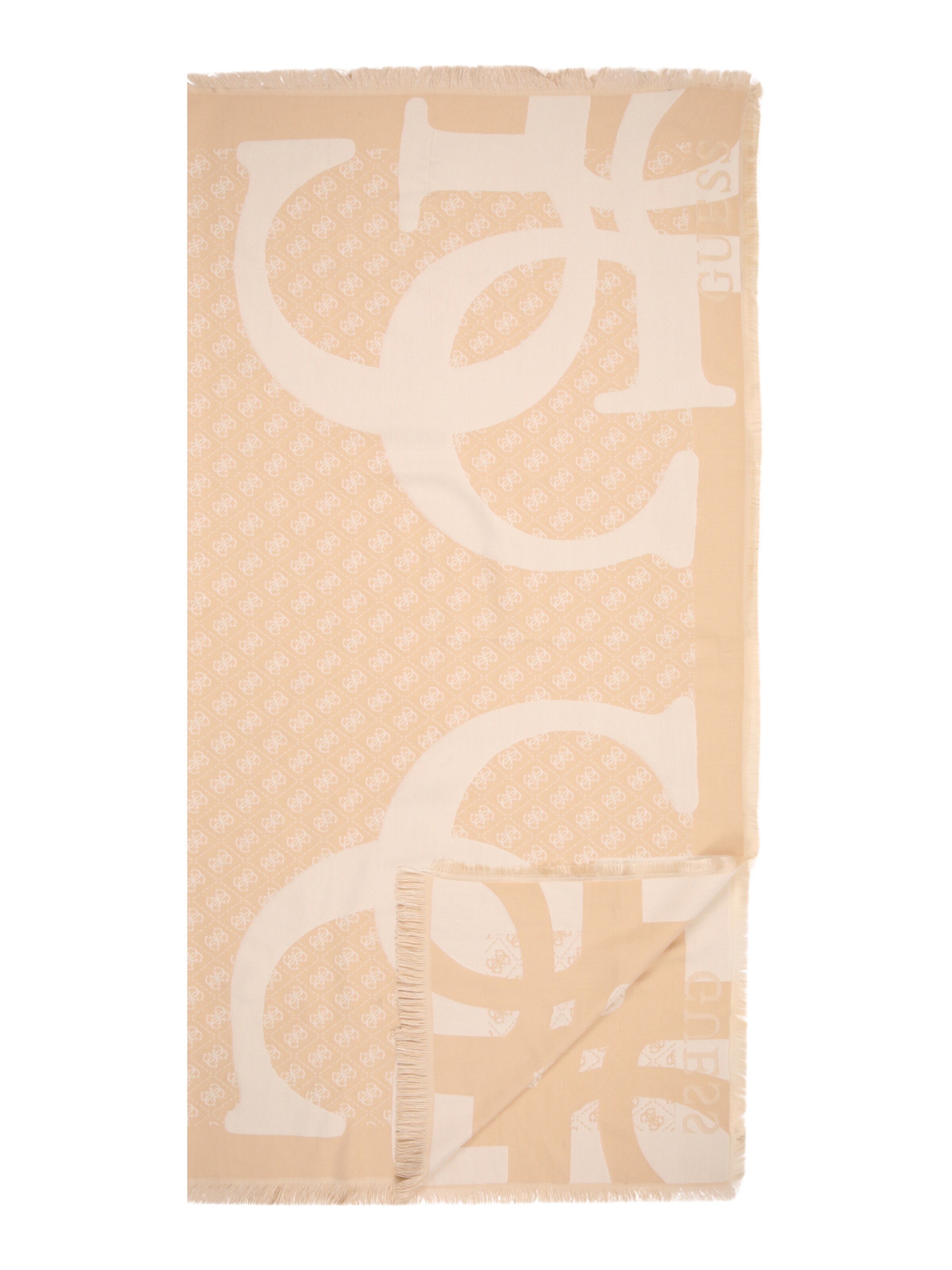 Foulard 'JACQUARD KEFIAH 135X135' di GUESS in giallo