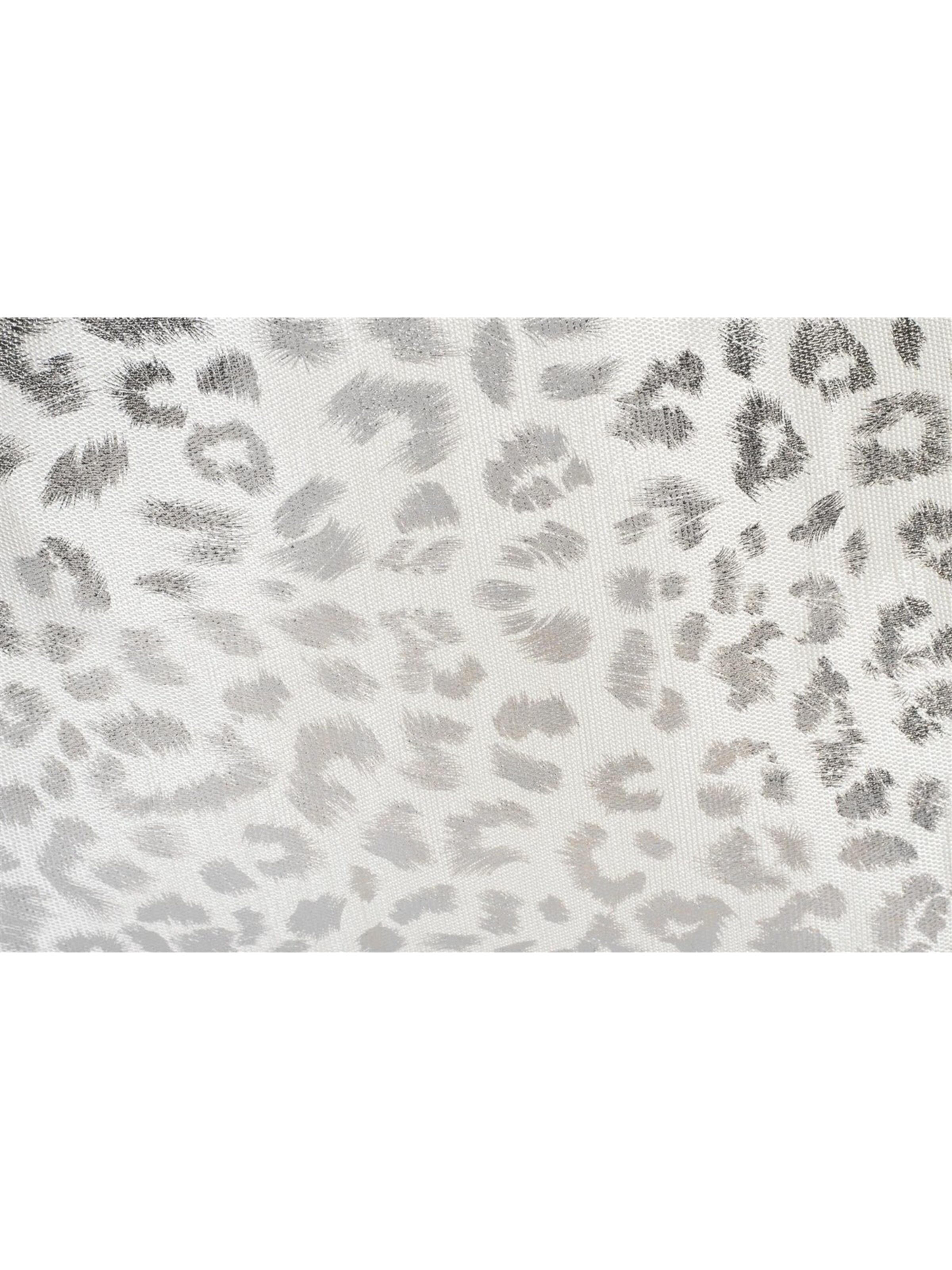 styleBREAKER Strandtasche 'Strandtasche mit metallic Leoparden Print'‌‌‌ in Beige
