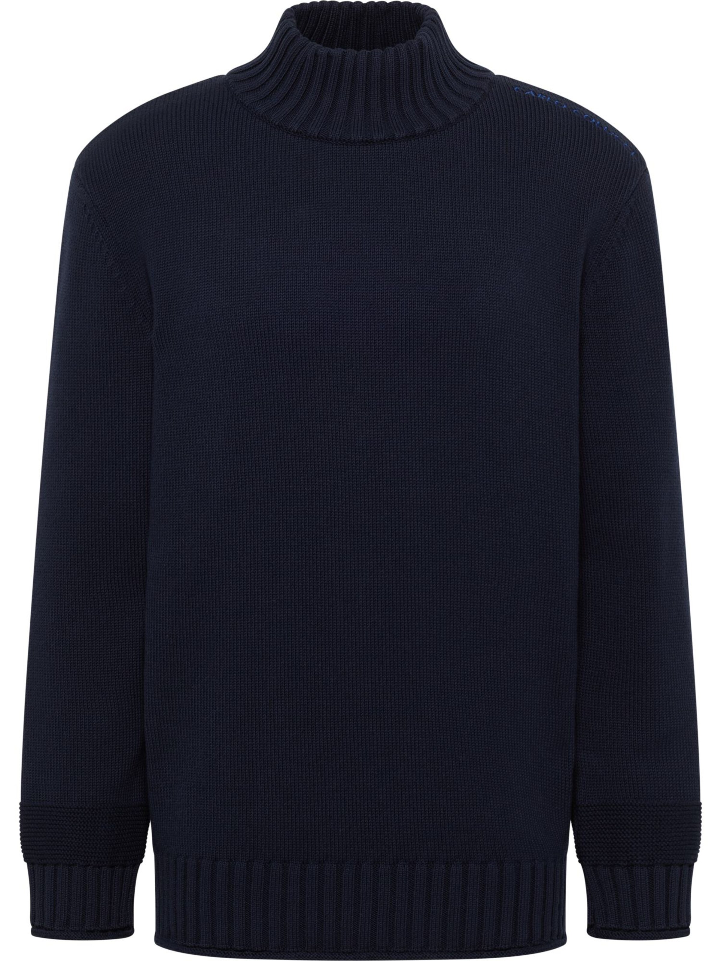 Pull-over 'Doati' Carlo Colucci en bleu : devant