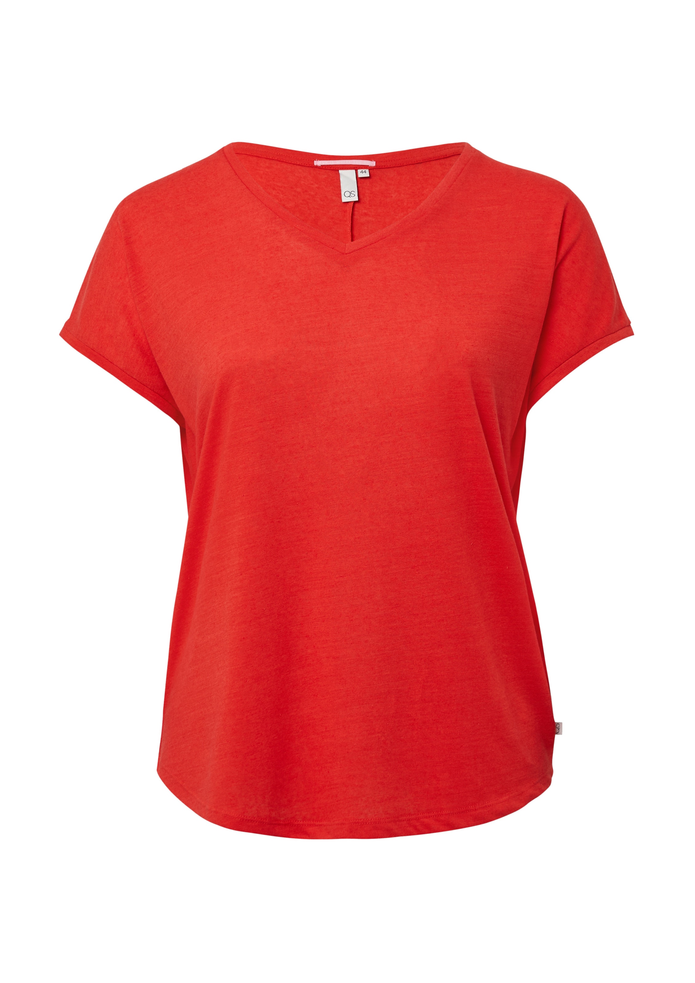 QS Shirt in Rood: voorkant