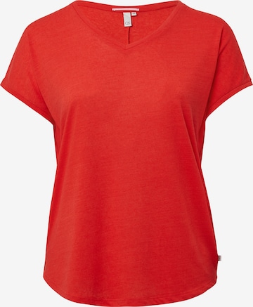 QS T-Shirt in Rot: Vorderseite