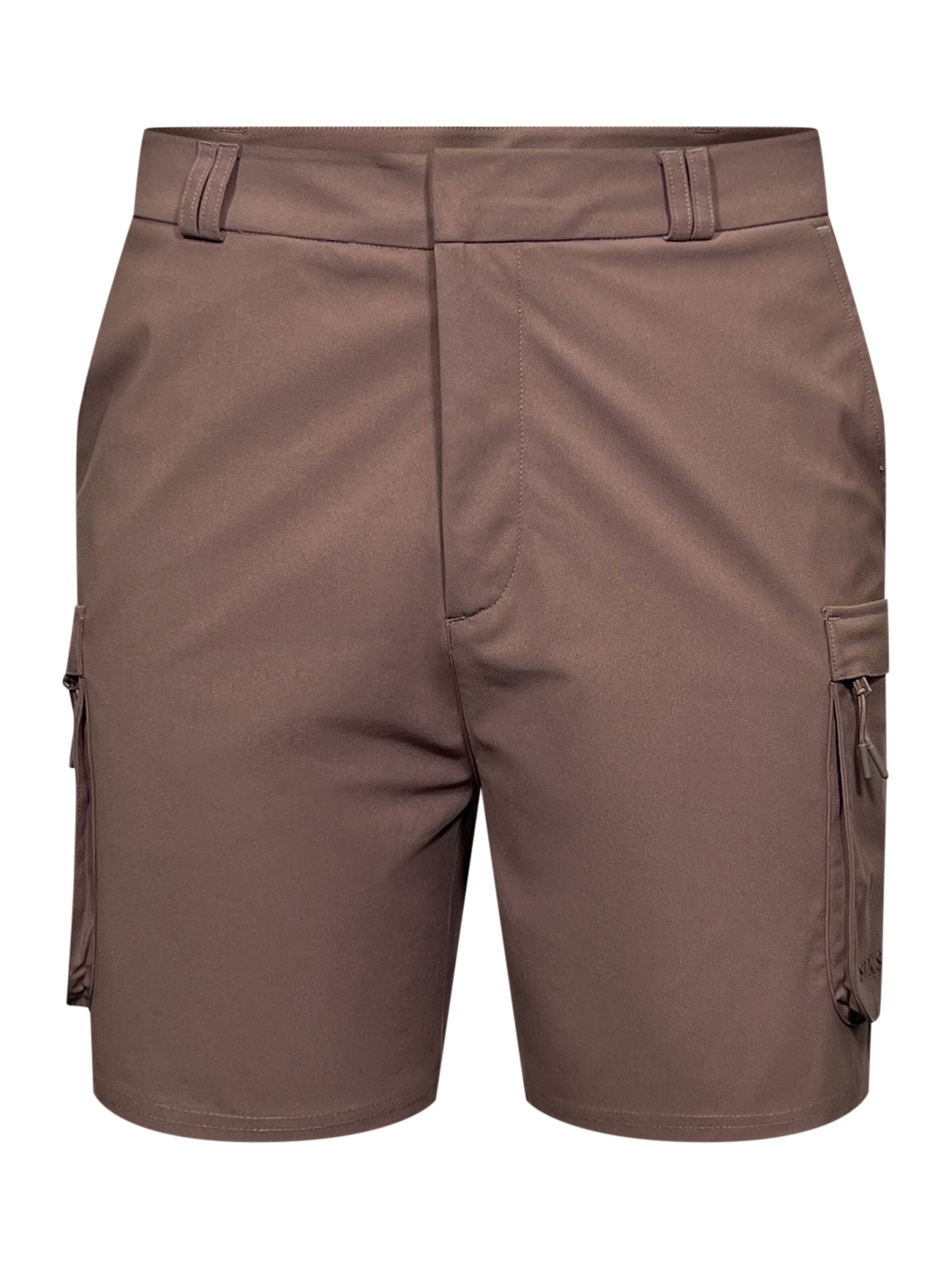 SikSilk Regular Cargobroek in Bruin: voorkant