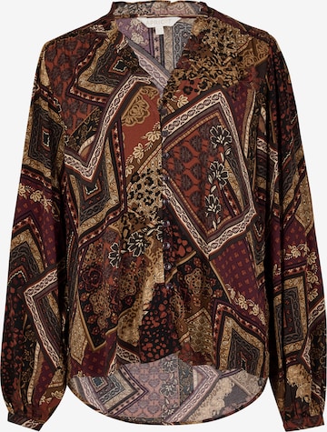 Chemisier Apricot en rouge : devant