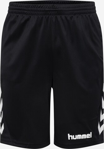 Hummel Normalny krój Spodnie sportowe w kolorze czarny: przód