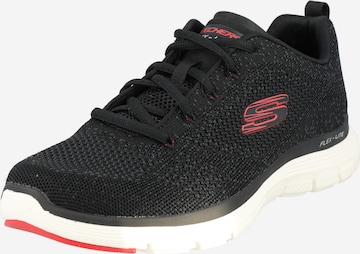 SKECHERS Platform trainers in Black: front