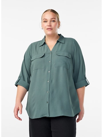 Zizzi Блузка 'Flkikka' в Зеленый: спереди