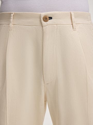JOOP! Jeans Loose fit Pleat-front trousers 'Lead' in Beige