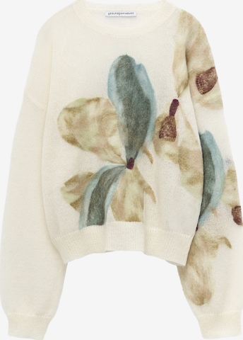 Adolfo Dominguez Pullover in Beige: Vorderseite
