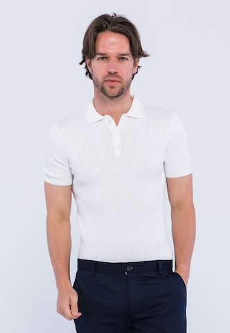 T-Shirt Giorgio di Mare en beige : devant