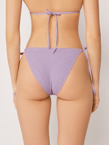 CALZEDONIA Bikinihose 'Crinkle Waves' in Lila