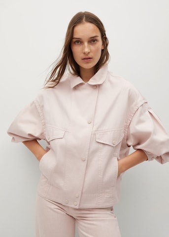 MANGO Between-Season Jacket 'Eureka' in Pink: front