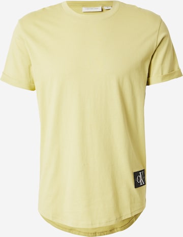 Calvin Klein Jeans Shirt in Groen: voorkant