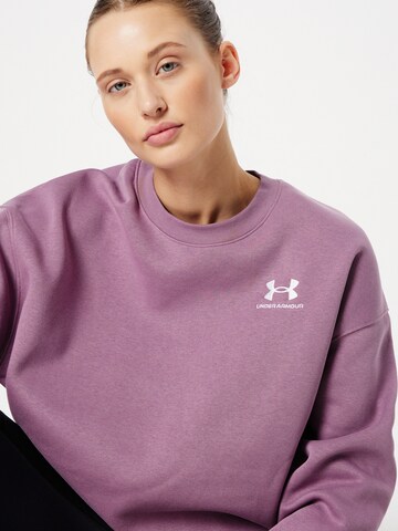 UNDER ARMOUR - Sweatshirt de desporto em roxo