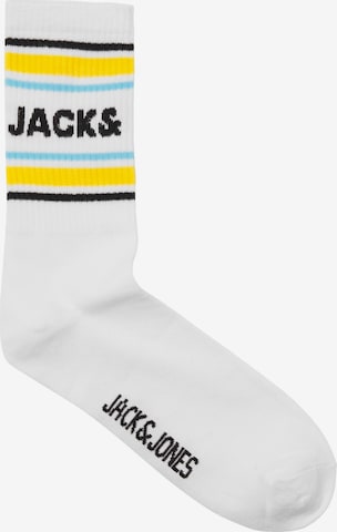JACK & JONES Ponožky 'GAVIN' – bílá