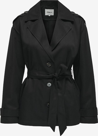 ONLY Between-Seasons Coat 'Line' in Black: front