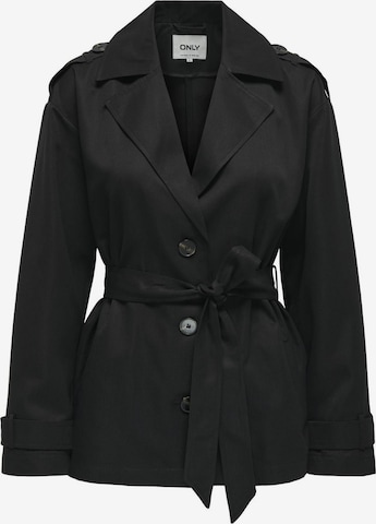 Manteau mi-saison 'Line' ONLY en noir : devant