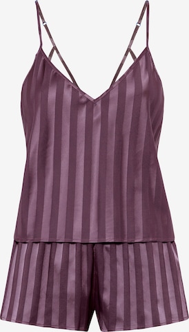 LSCN by LASCANA Pajama in Purple: front