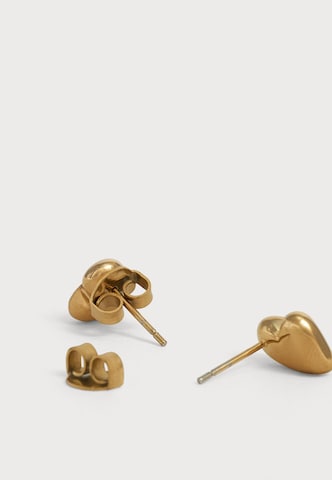 GUESS Náušnice 'GOLDEN LOVE' – zlatá