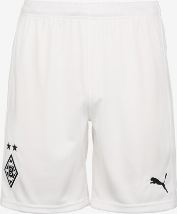 Regular Pantalon de sport PUMA en blanc : devant