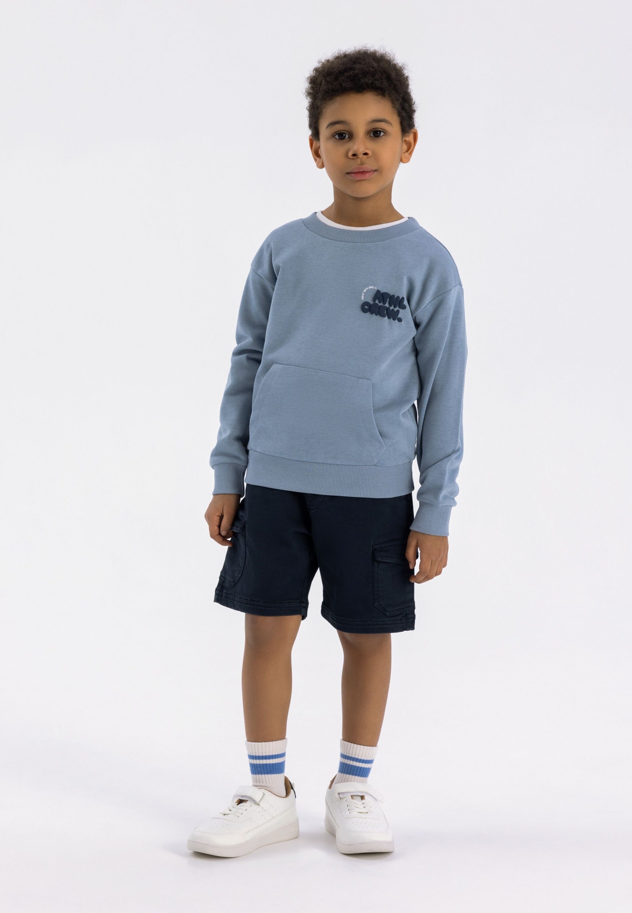 MINOTI Sweatshirt in Blue: front