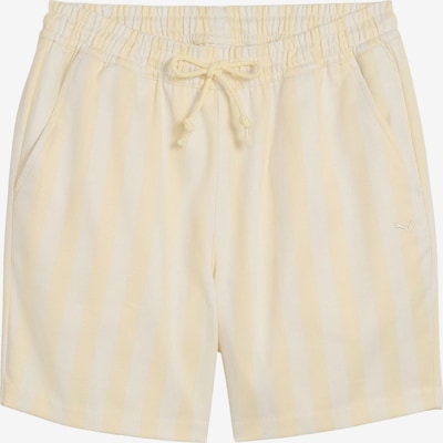 PUMA Calças em bege / branco, Vista do artigo