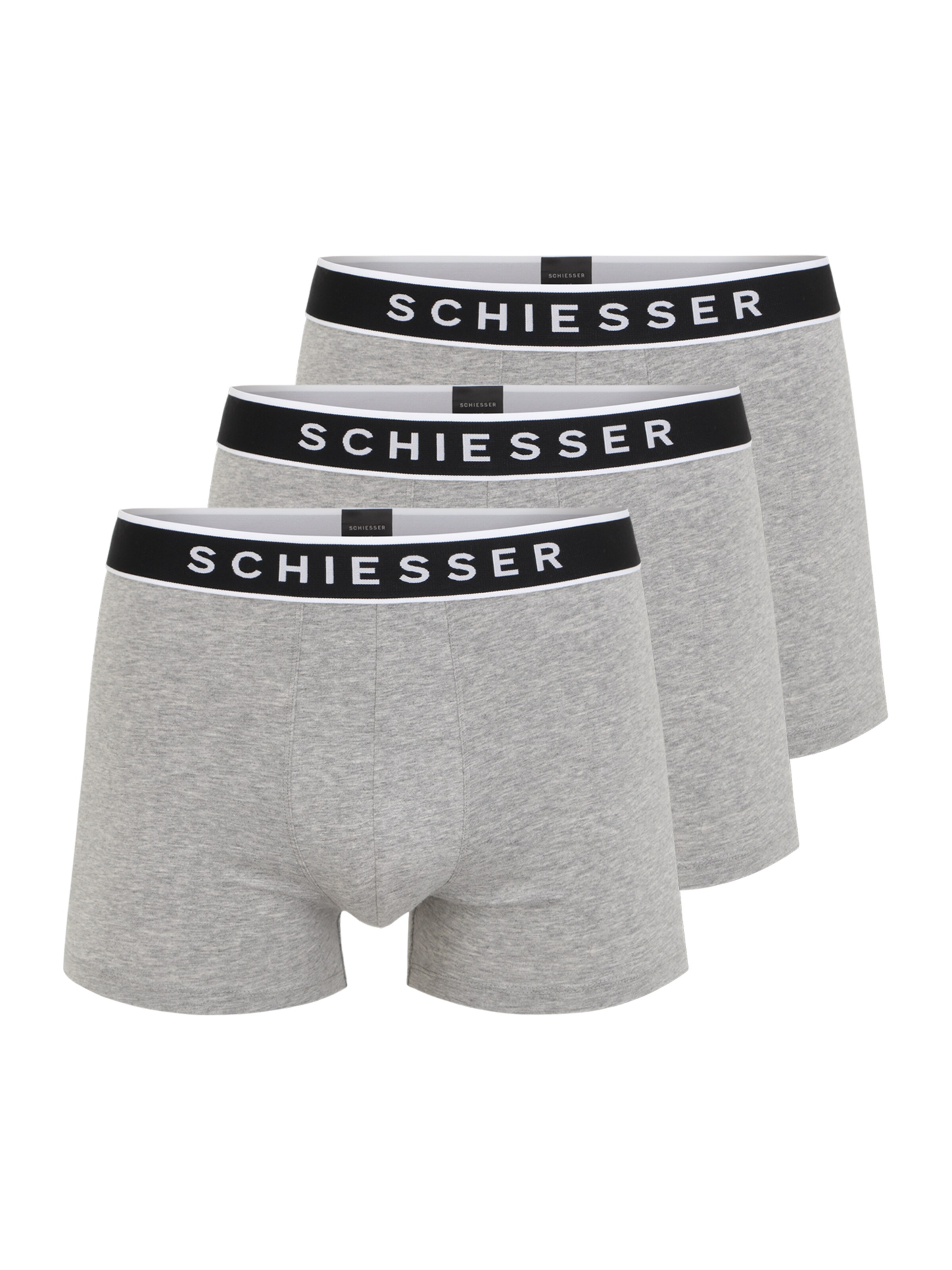 Männer Wäsche SCHIESSER Boxershorts in Graumeliert - GK31679