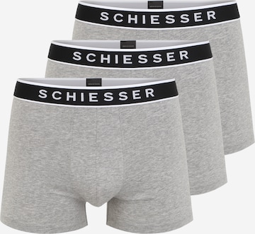 SCHIESSER Boxeralsók - szürke: elől