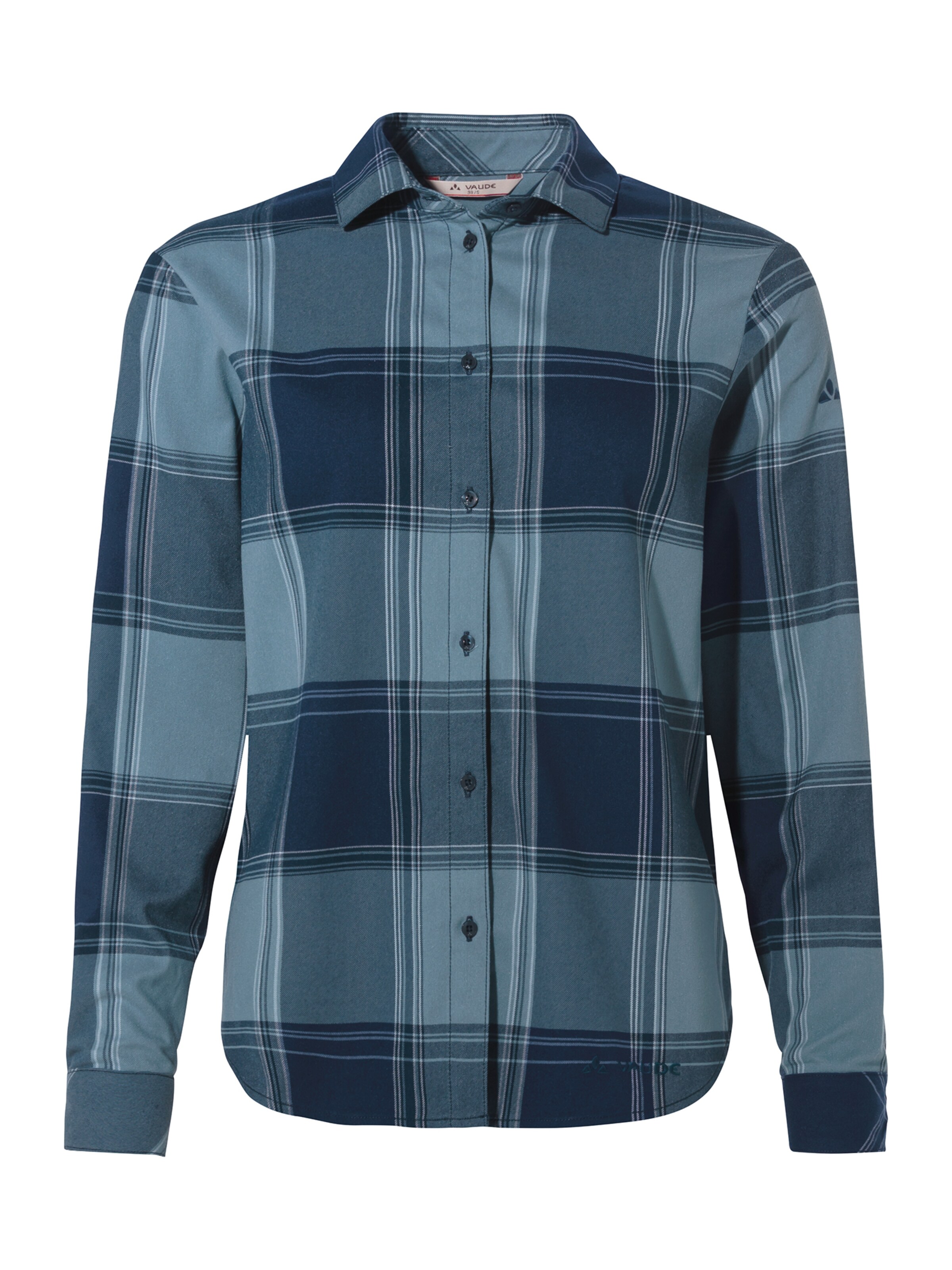 VAUDE Multifunctionele blouse 'Farsund III' in Blauw: voorkant