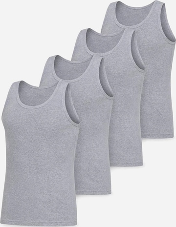 LOREZA Undershirt 'Herren Unterhemden Tom' in Grey: front