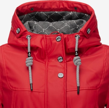 Manteau fonctionnel 'L60042' Peak Time en rouge
