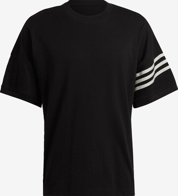ADIDAS ORIGINALS Shirt 'Adicolor Neuclassics' in Zwart: voorkant