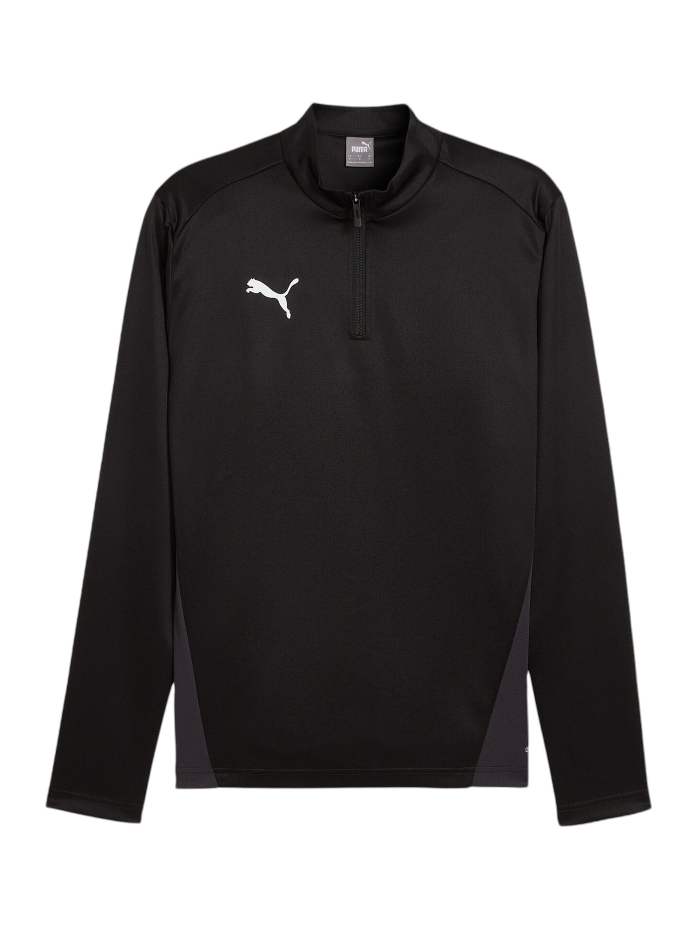 PUMA Funktionsshirt 'TeamGoal' in Schwarz: Vorderseite