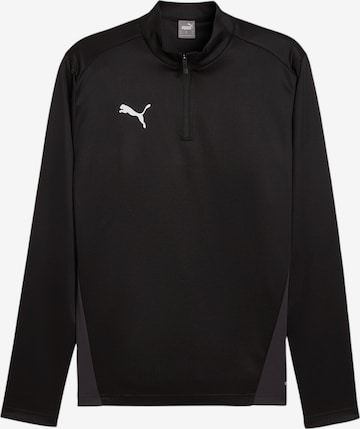 PUMA Funktionsshirt 'TeamGoal' in Schwarz: Vorderseite
