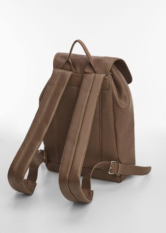 MANGO MAN Backpack 'Chia' in Brown