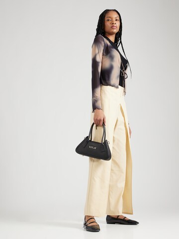SOMETHINGNEW Loose fit Pants 'BEYONCE' in Beige